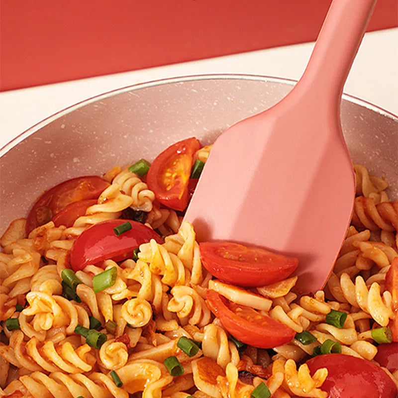 Axyaa Silicone Cream Scraper & Spatula Cutter - Kitchen Baking Pastry Tool