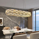 Axyaa Lux Crystal Chandeliers: Nordic Style LED Pendant Ceiling Lamps & Home Decor Lighting