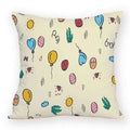 Axyaa Cartoon Animal Food Cushion Cover 45X45CM