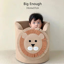 Axyaa Cotton Animal Storage Basket for Kids Toys and Clothes