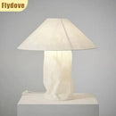 Axyaa Wabi Sabi Style DuPont Paper Art Desk Lamp for Hotel Living Room
