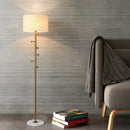 Axyaa Minimalist LED Floor Lamp for Family Living Room & Bedroom