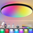 Axyaa Smart Wifi RGB LED Ceiling Light with Tuya Dimming for Home Decoration