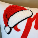 Axyaa Christmas Embroidered Pillowcase - Decorative Sofa Cushion Cover