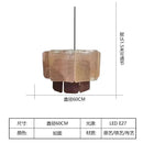 Axyaa Rattan Pendant Light: Japanese Wabi Sabi Bohemian Chandelier for Modern Home Decor