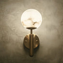 Axyaa Marble Copper Planet Wall Lamp for Home and Hotel Decor