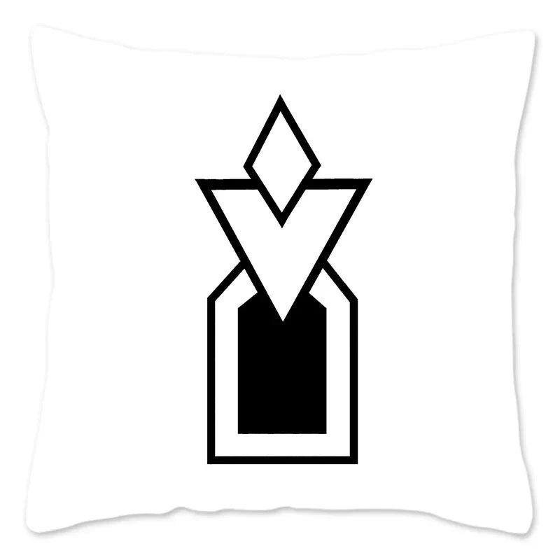 Axyaa Skyrim Meme Cushion Cover - Designer Polyester Cushion Case for Home Decor