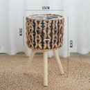 Axyaa Woven Gourd Grass Flower Pot for Balcony Planting