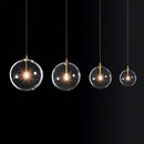 Axyaa Globe LED Pendant Light - Nordic Gold Metal Hanging Lamp
