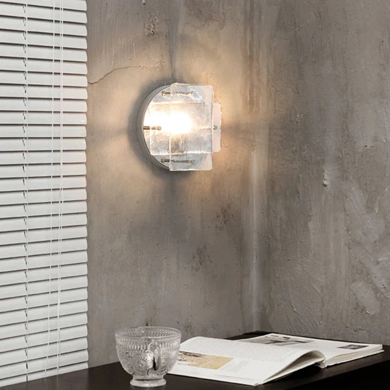Axyaa Chrome Metal Base G9 Bulb Wall Light for Hotel Living Room