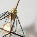 Axyaa Glass Shade LED Pendant Chandelier, Nordic Modern Design for Living Room and Bedroom