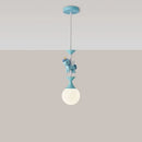 Axyaa Children's LED Carousel Pendant Chandelier for Princess Room & Living Room