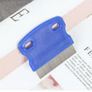 Axyaa Pet Grooming Comb for Dogs and Cats - Mucus Crust Remover and Flea Lice Cleaner
