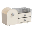 Axyaa 2 in 1 Cosmetic & Jewelry Organizer Drawer Layers Makeup Storage Box