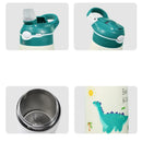 Axyaa Kids Duck Thermos Mug Stainless Steel Vacuum Flask Bottle