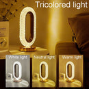 Axyaa Oval LED Desk Lamp - Tricolored Touch Dimmable Light
