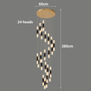Axyaa Nordic Stair Chandelier Pendant Lights Living Dining Room Ceiling Light Indoor Lighting