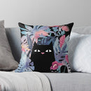 Cute Cat Decorative Pillow Case Cover for Modern Living Room Sofa by Axyaa