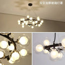 Axyaa Nordic Minimalist Molecular Pendant Light for Creative Restaurant Room Fashion