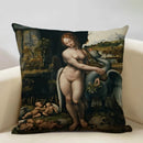 Axyaa Four Seasons Famous Paintings Decorative Pillow Case 45x45cm for Living Room