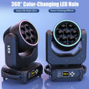 Axyaa 7x40W RGBW Zoom Moving Head Light for Stage Party Concert Bar Club