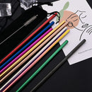 Axyaa Stainless Steel Straw Set: 20 Reusable Drinking Straws for Bar Party