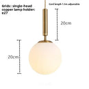 Axyaa Round Glass Bedside Chandelier for Bedroom, Restaurant, Bar, Living Room & Study