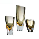 Axyaa Amber Glass Vase Hydroponics Desk Decoration Modern Home Decor