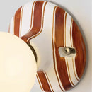 Axyaa Hand-painted Ceramic Wall Lamps - Minimalist LED Lighting for Home Decor