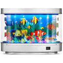 Axyaa Tropical Fish Tank Lamp: LED Ocean Night Light for Kids Room Décor
