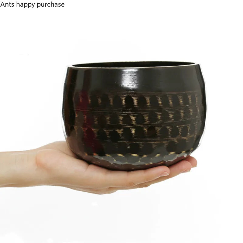 Axya Brass Buddha Sound Bowl: Tibetan Singing Bowl for Meditation & Yoga.