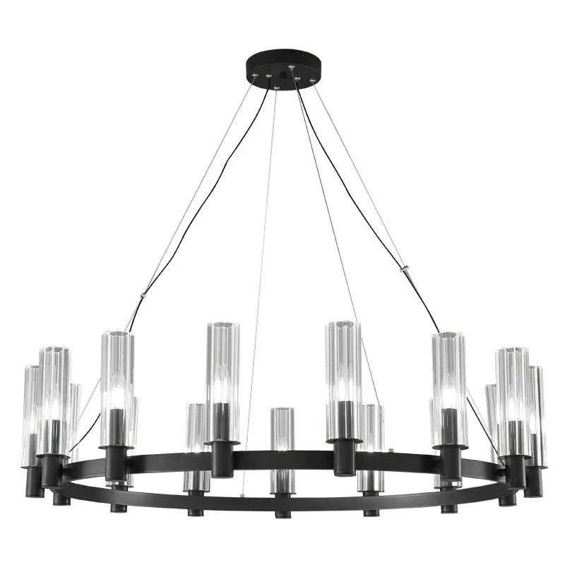 Axyaa Crystal Chandelier Pendant Lights - Luxury LED Lighting Fixtures