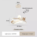 Axyaa Nordic Airplane LED Chandelier for Children's Room Nursery Bedroom Decor