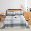 Axyaa Coarse Cloth Bed Sheet Queen Size Soft 100% Cotton Durable Breathable Naked Sleep