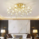 Axyaa High Gloss K9 Glass Ceiling Lamps - Modern, Luxurious Lighting Fixtures for Home Decor