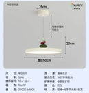 Axyaa Medieval Restaurant Pendant Light: Modern Nordic M Bean Flying Saucer Suspension Lamp