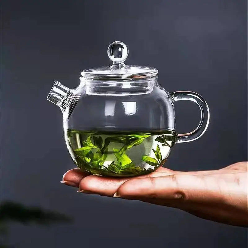 Axya 150ML Glass Teapot with Infuser and Lid