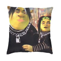 Axyaa Soft Polyester Mona Lisa Pillowcase: Decorative Sofa Cushion Cover
