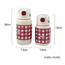 Axyaa Kawaii Cherry Thermal Water Bottle 450ml Cute Girl Children's Travel Cup Gift