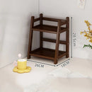 Bamboo Kitchen Spice Caddy Organizer by Axyaa