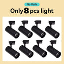 Axyaa LED Track Light Rail for Clothing Shop Spotlight Fixture