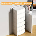 Axyaa 6-Tier Desk Organizer with Drawers and Dividers for Office, Jewelry, Cosmetics, and More