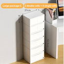 Axyaa 6-Tier Desk Organizer with Drawers and Dividers for Office, Jewelry, Cosmetics, and More