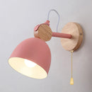 Axyaa Wooden E27 Wall Lamp Sconce for Indoor Home Decoration