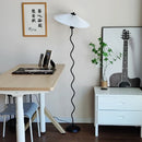 Axyaa Nordic Fabric LED Floor Lamp for Home Decor and Lighting