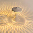 Axyaa LED Mushroom Table Lamp Rechargeable Touch Bedside Night Light