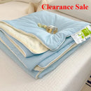 Axyaa Cool Silk Summer Quilt | Solid Color Printing Cool Silk Quilt