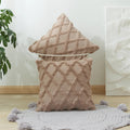 Axyaa Short Plush Pillowcases for Autumn Decor in 30x50cm and 45x45cm sizes.