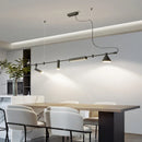 Axyaa Black Nordic LED Chandelier for Dining Room and Kitchen Lighting