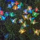 Axyaa Solar LED Butterfly Fiber Optic Outdoor Garden Light